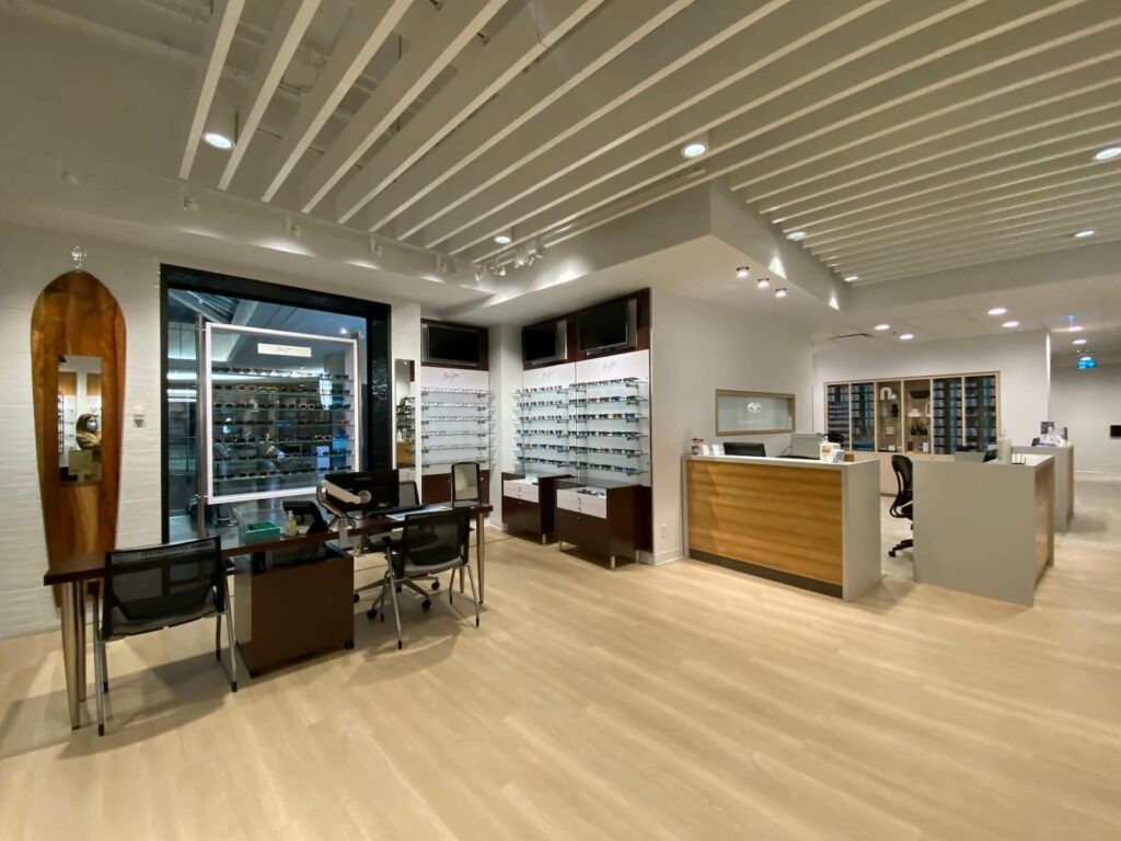 Downtown Vision Care practice interior.